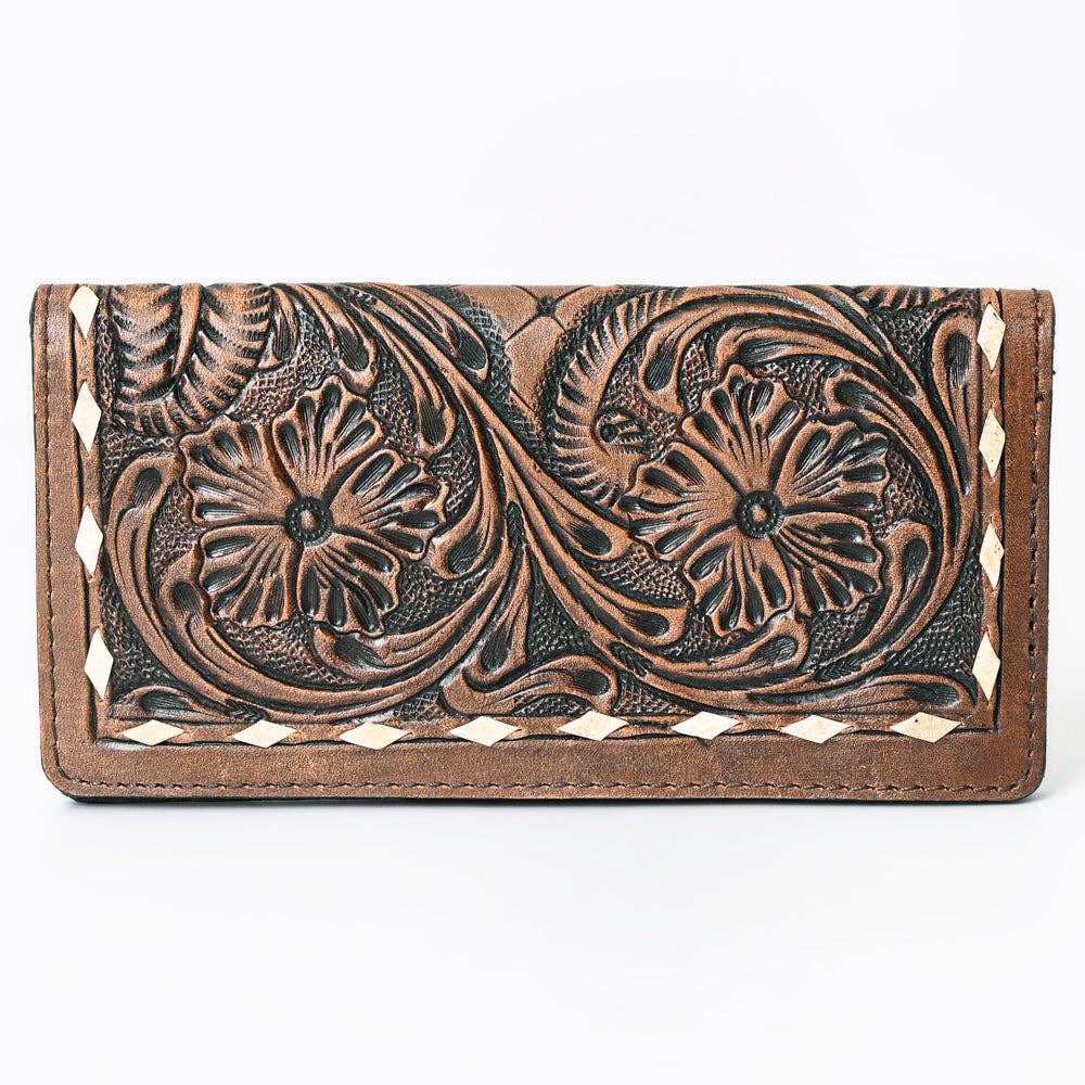 TOOLED LEATHER WALLET