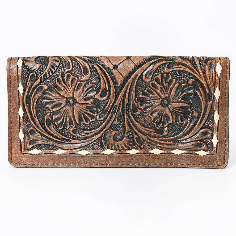 TOOLED LEATHER WALLET