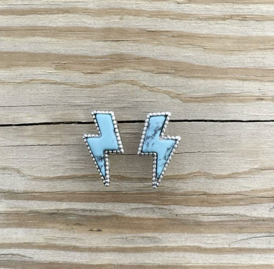 LIGHTNING STUD EARRINGS