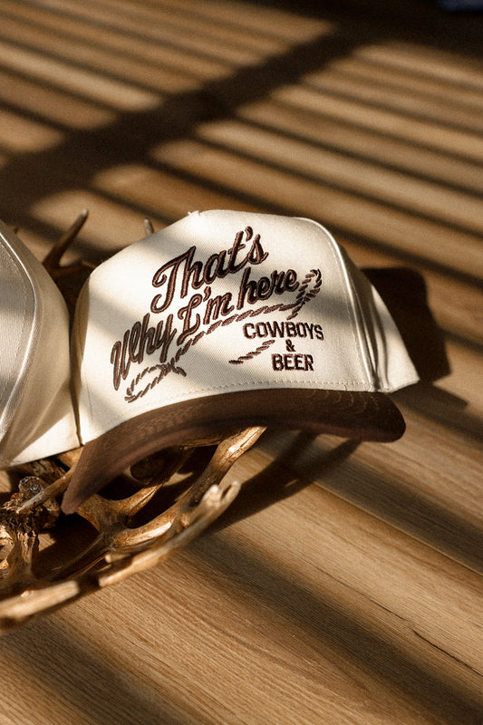 THAT'S WHY I'M HERE HAT