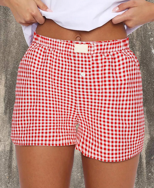 RED BOXER SHORTS