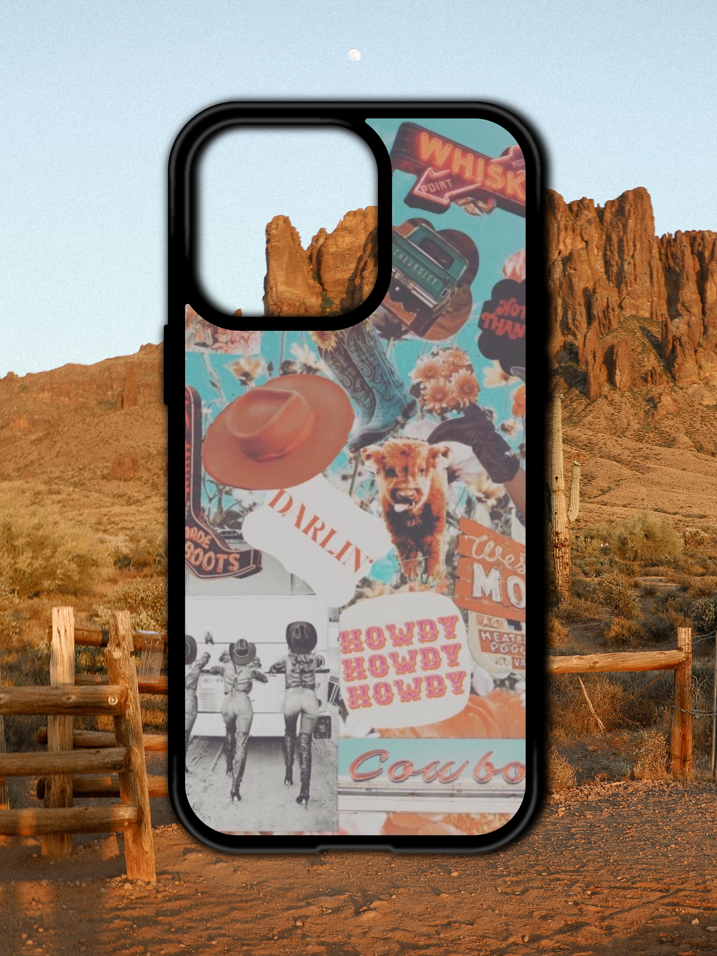 VINTAGE COWGIRL MAGSAFE COMPATIBLE IPHONE CASE
