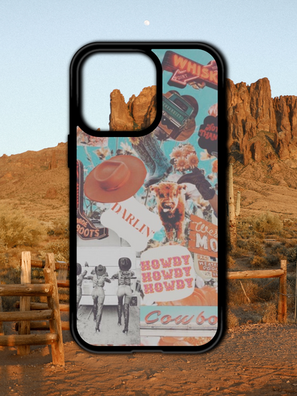 VINTAGE COWGIRL MAGSAFE COMPATIBLE IPHONE CASE