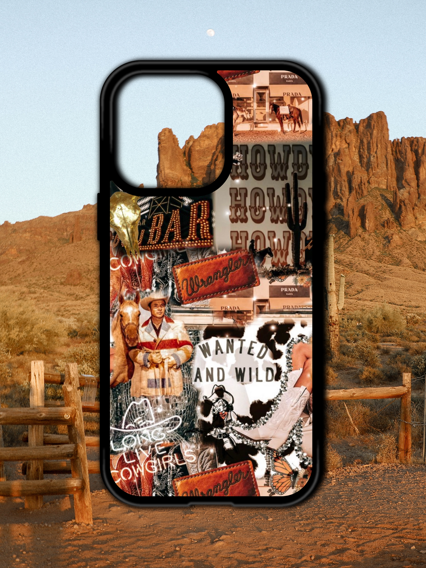 WANTED & WESTERN MAGSAFE COMPATIBLE IPHONE CASE